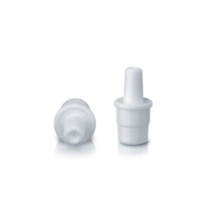 Inserto gotero plástico para boca 15 mm. con cremallera.
Con orificio de 0,7 mm. Código: G-1053